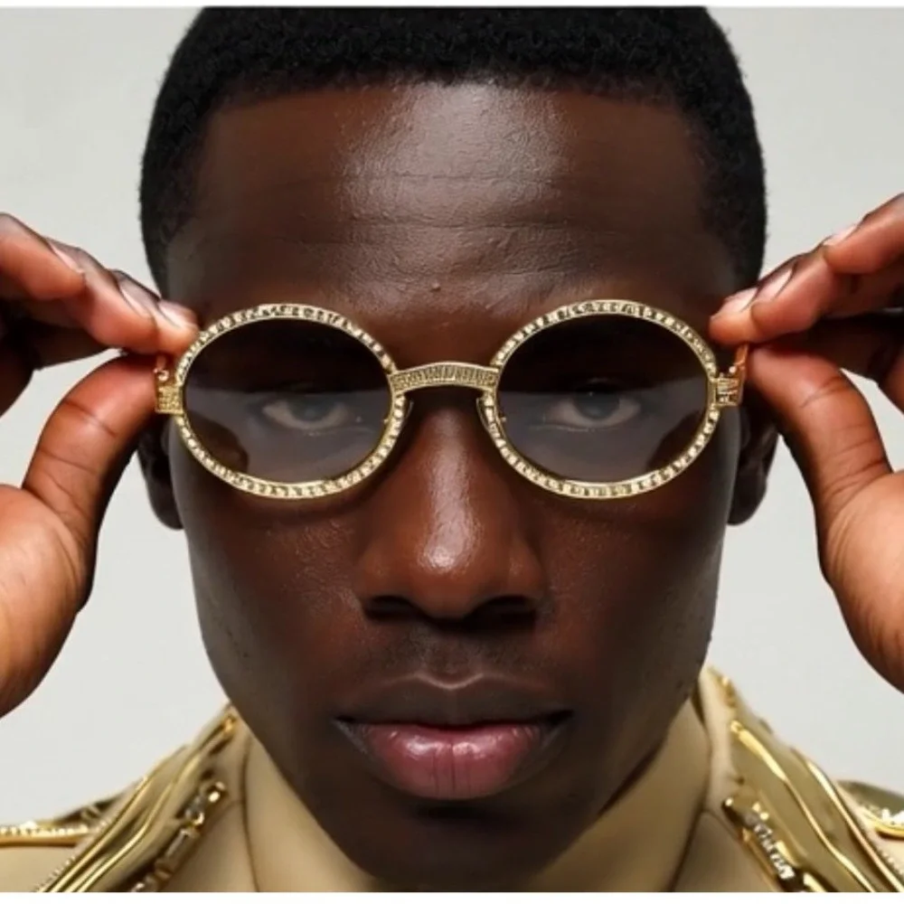 N/A oval sunglasses